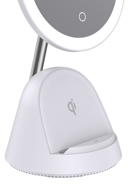 LED kosmetické zrcátko Immax FACE 3v1, stojánek s Qi nabíjením