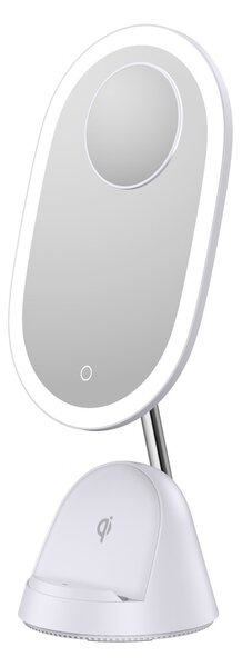 LED kosmetické zrcátko Immax FACE 3v1, stojánek s Qi nabíjením