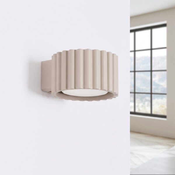 Sollux SL.2619 - Nástěnné svítidlo AURA 1xGX53/10W/230V taupe