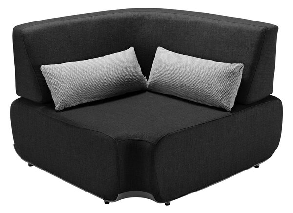Zahradní 5 místná rohová souprava ONDA BLACK Exteriér | Zahradní sedací sestavy