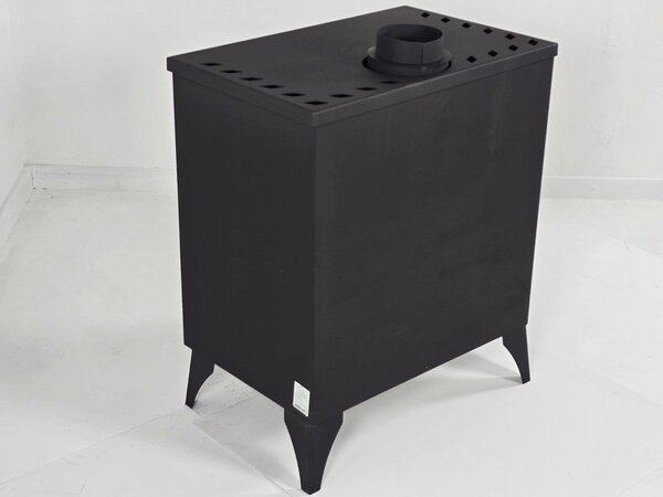 ZVEZDA Kapriz, Kamna na dřevo se širokým topeništěm, 13,2 kW, Ø 130 mm