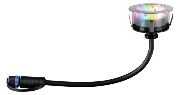Paulmann 94752 Plug&Shine Floor, základní set zápustných svítidel do terasy 3x2W LED RGBW, IP67, ZigBee