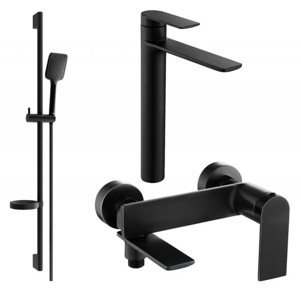 Mexen Zero DS62 koupelnový set, černý - 7113DS62-70