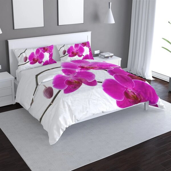 Sablio Povlečení Fialové orchideje - 140x200 / 90x70