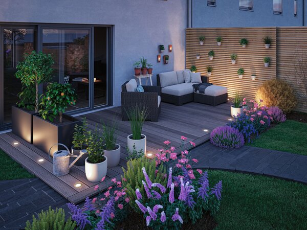 Paulmann 94588 Plug&Shine zápustné venkovní svítidlo 4,6W LED Tunable White, průměr 9,8cm, IP67, ZigBee