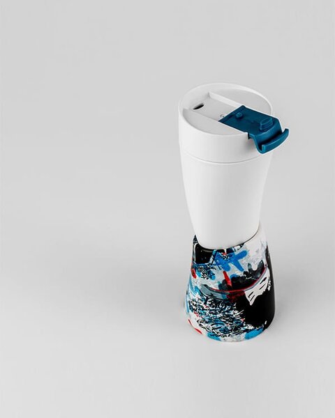 GOAT STORY Stylový hrnek GOAT MUG East 350 ml (umělá kůže)