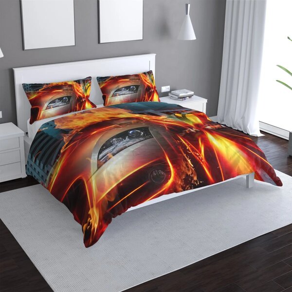Sablio Povlečení Auto v plamenech - 140x200 / 90x70