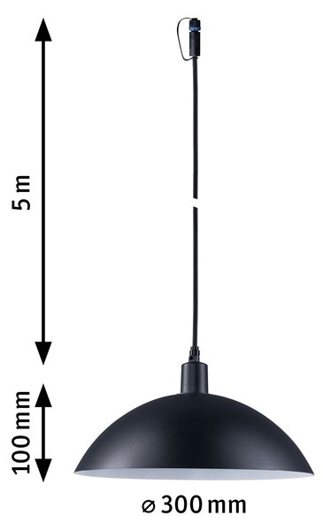 Paulmann 93103 Plug&Shine Mapalo, závěsné svítidlo 1xE14, průměr 30cm, IP44