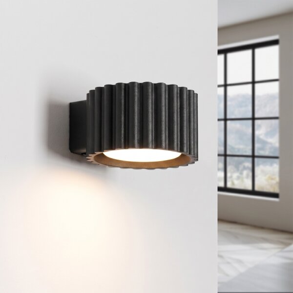 Sollux SL.2613 - Nástěnné svítidlo AURA 1xGX53/10W/230V černá