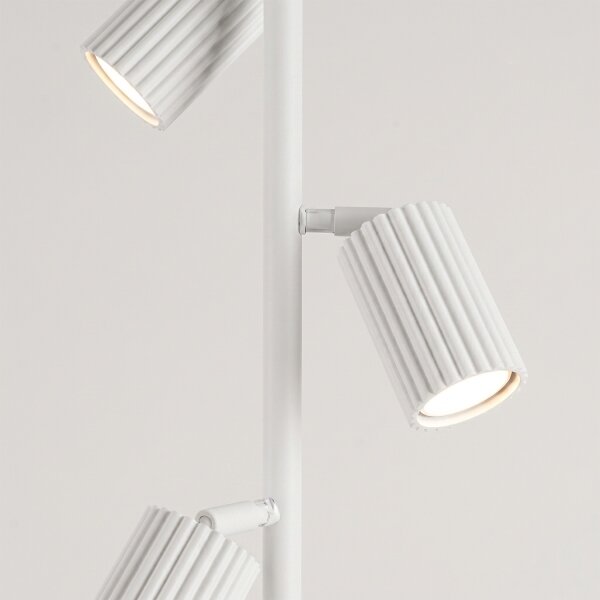 Sollux SL.2014 - Stojací lampa KARBON 3xGU10/10W/230V bílá
