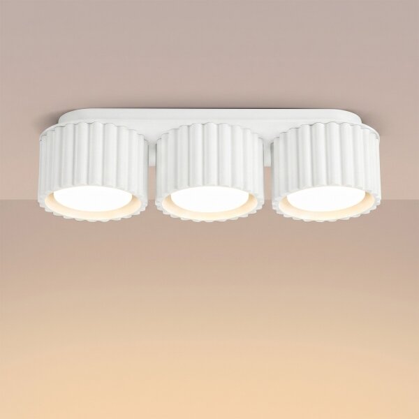 Sollux SL.2628 - Bodové svítidlo AURA 3xGX53/10W/230V bílá