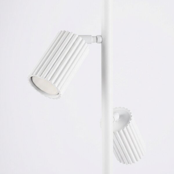 Sollux SL.2014 - Stojací lampa KARBON 3xGU10/10W/230V bílá
