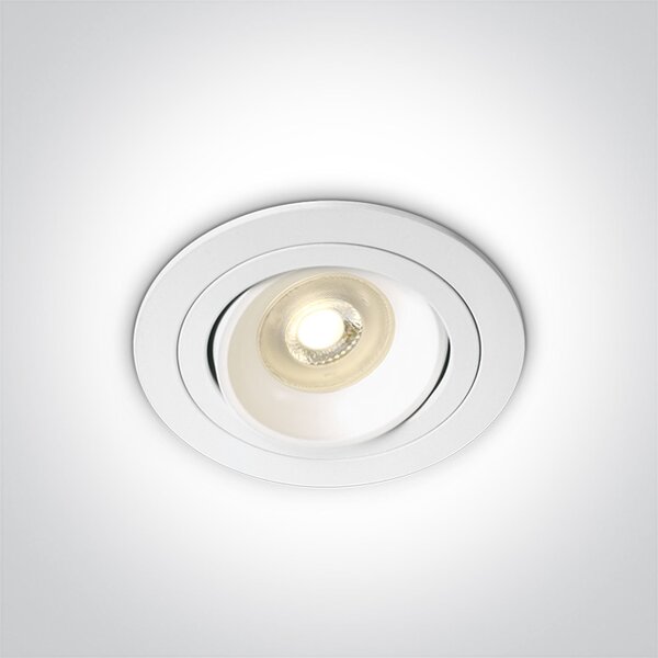 One Light Arta zapuštěná světla 1x50 W bílá 11105UB/W