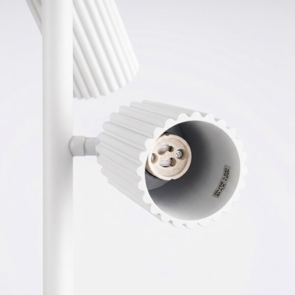 Sollux SL.2014 - Stojací lampa KARBON 3xGU10/10W/230V bílá