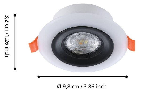 EG 901118 Zápustné svítidlo CALONGE RGB 901118 - EGLO