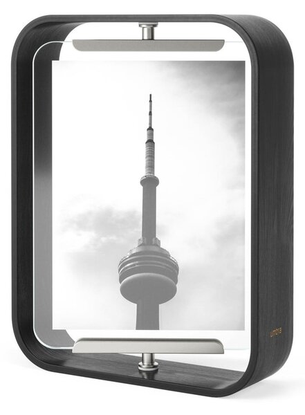 Černý dřevěný stojací rámeček 19x24 cm Bellwood – Umbra