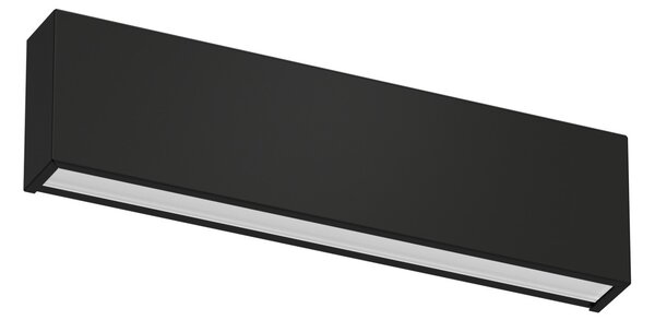 Linea Light 9541M Box_W1, černé nástěnné svítidlo, 14W LED 2700K, délka 31,9cm