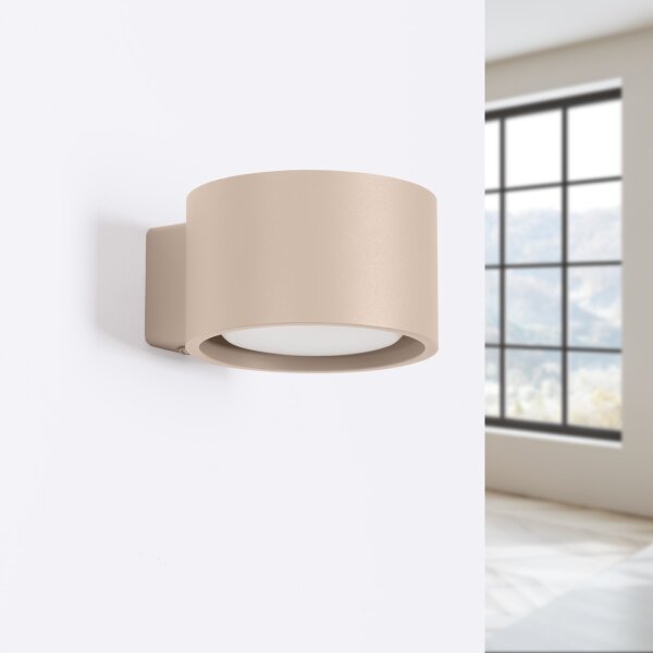 Sollux SL.2445 - Nástěnné svítidlo MODO 1xGX53/10W/230V taupe