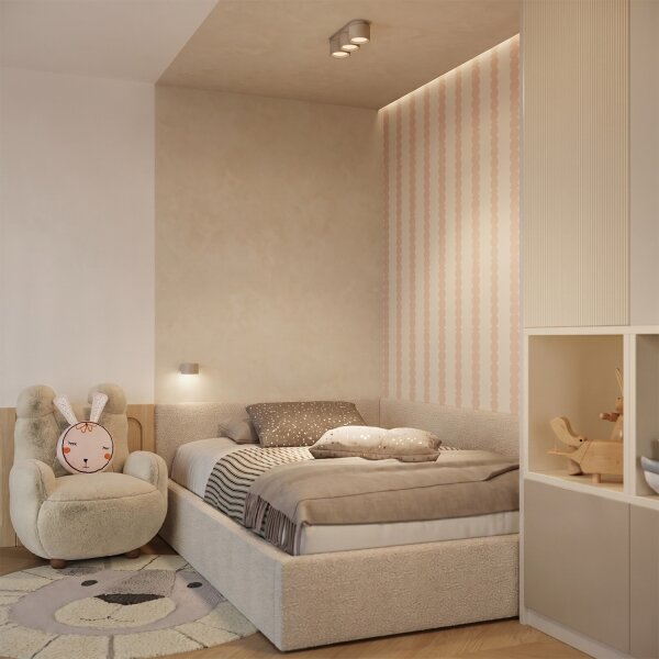 Sollux SL.2445 - Nástěnné svítidlo MODO 1xGX53/10W/230V taupe