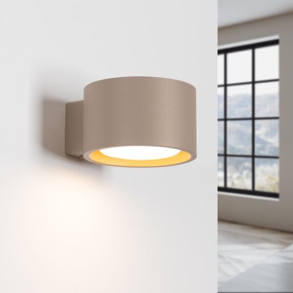 Sollux SL.2445 - Nástěnné svítidlo MODO 1xGX53/10W/230V taupe