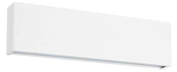 Linea Light 8256 Box_W, bílé nástěnné svítidlo se svícením nahoru/dolů, 19W LED 3000K, délka 31,9cm