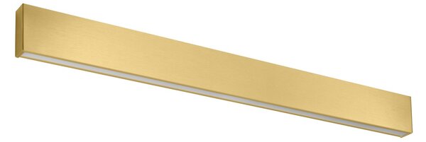 Linea Light 9539 Box_W, mosazné nástěnné svítidlo se svícením nahoru/dolů, 41W LED 3000K, délka 91,9cm