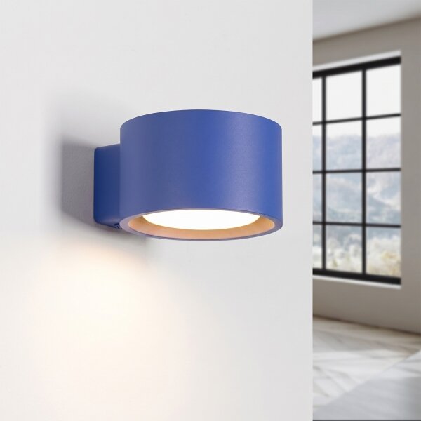 Sollux SL.2457 - Nástěnné svítidlo MODO 1xGX53/10W/230V modrá
