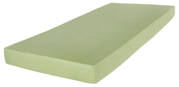 Prostěradlo JERSEY GREEN 1 100x200 cm, světle zelená