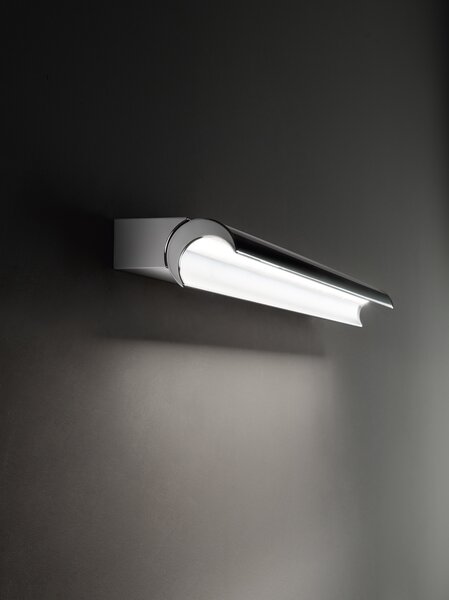 Linea Light 9806 Halfpipe, bílé lineární svítidlo s nastavitelným směrem svícení, 28W LED 3000K, 90cm, IP44