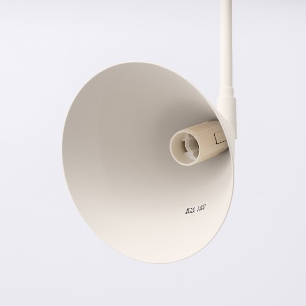 Sollux SL.2494 - Nástěnná lampa NOX 1xE14/10W/230V krémová