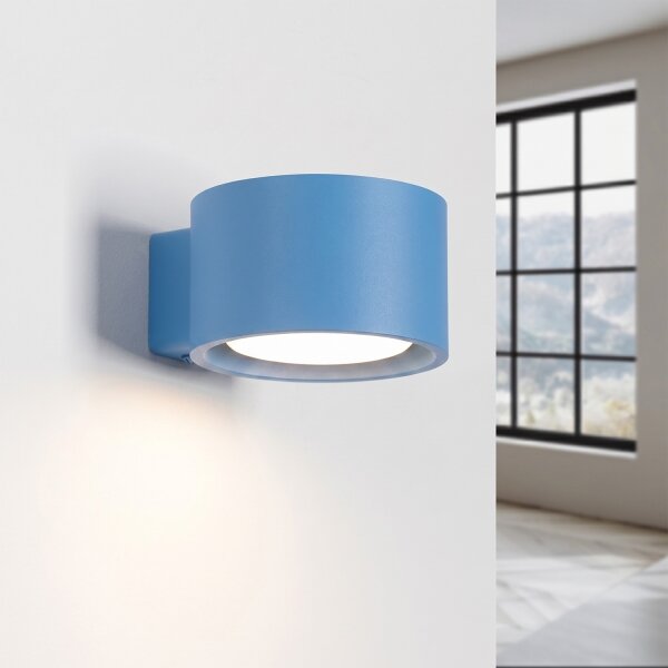 Sollux SL.2485 - Nástěnné svítidlo MODO 1xGX53/10W/230V modrá