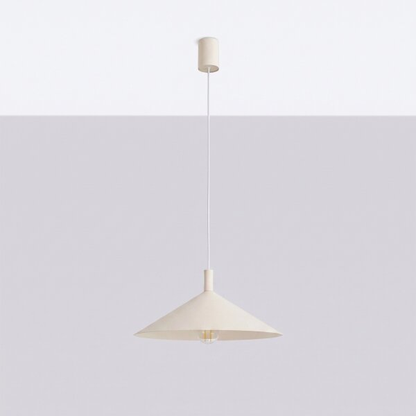 Sollux SL.2539 - Lustr na lanku NOX 1xE27/15W/230V krémová