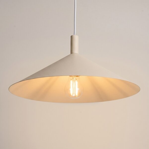 Sollux SL.2539 - Lustr na lanku NOX 1xE27/15W/230V krémová