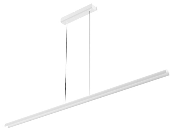 Linea Light 9812 Halfpipe_P, bílé závěsné lineární svítidlo, 42W LED 3000K, délka 143cm