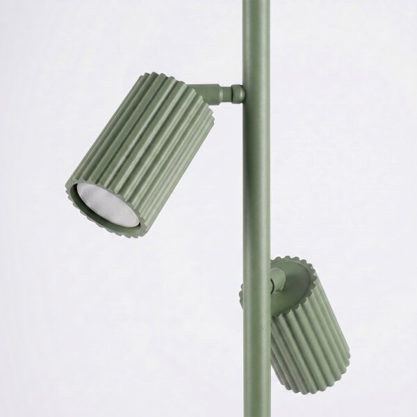 Sollux SL.2026 - Stojací lampa KARBON 3xGU10/10W/230V zelená