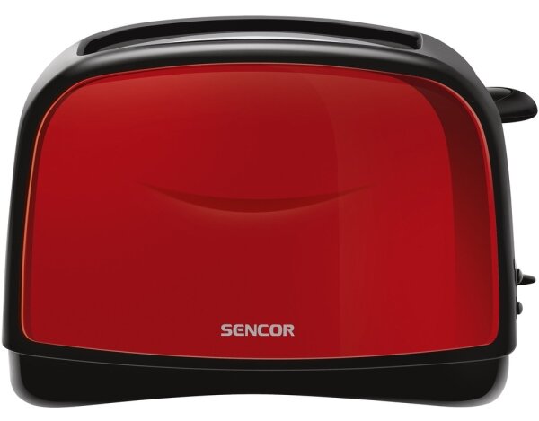 Sencor - Topinkovač s dvěma otvory 850W/230V červená