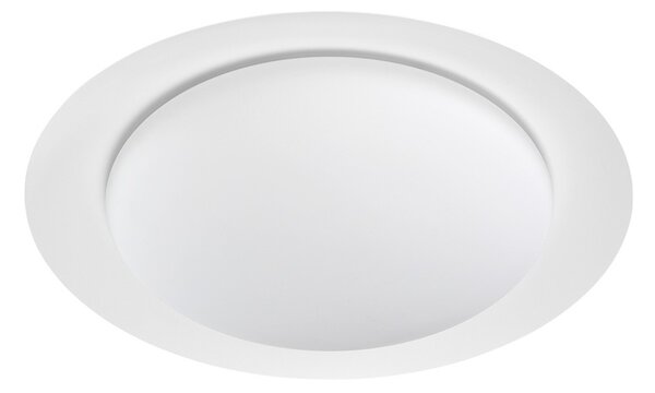 Linea Light 8275 Crew_1, stropní svítidlo s bílým límcem, 17W LED 3000K, prům. 38cm