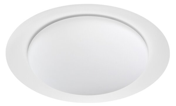 Linea Light 8270 Crew_1, stropní svítidlo s bílým límcem, 12W LED 3000K, prům. 30cm