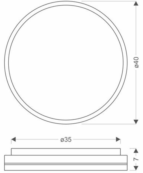 Candellux Montana nástěnné svítidlo 1x24 W bílá-zlatá 14-11312