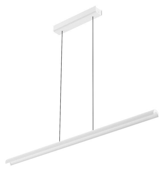 Linea Light 9809 Halfpipe_P, bílé závěsné lineární svítidlo, 28W LED 3000K, délka 98cm
