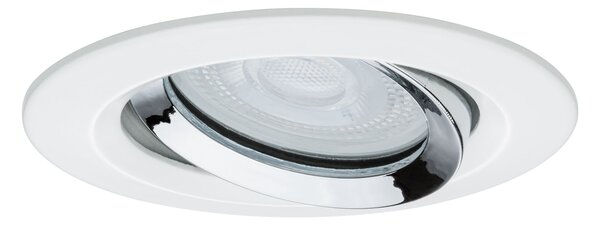 Paulmann 93663 Nova Plus, otočná bodovka GU5,3 nebo GU10, bílá/chrom, průměr 9,3cm, IP65
