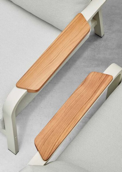 Zahradní 4 místná sedací souprava VISCONTI WHITE Exteriér | Zahradní sedací sestavy