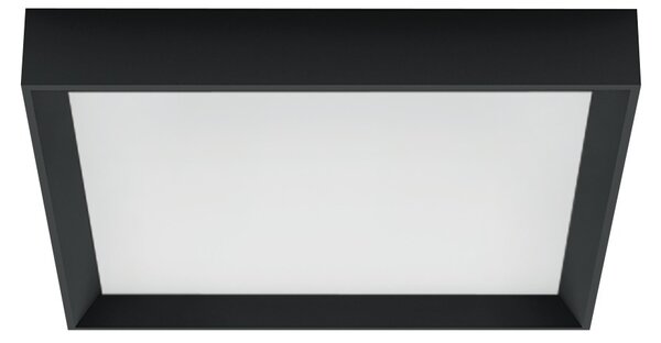 Linea Light CA002DBBMDI Tara_Q, černé stropní svítidlo, 31W LED 2700K, 40x40cm