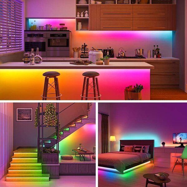 Immax NEO LITE Smart LED pásek 5m, RGB+CCT, barevný+stmívatelný, WiFi, DO, Beacon MUSIC