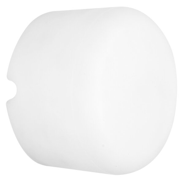 Linea Light 8028 MiniWhite_R, kulaté nástěnné svítidlo z bílého polyethylenu, 4W LED 3000K, prům. 13cm, IP65