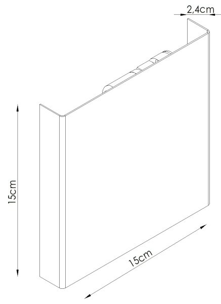 Sollux SL.2011 - Nástěnné svítidlo VANTA 2xG9/8W/230V krémová