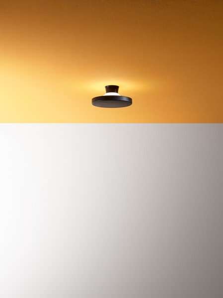 Linea Light 8672 MyWhite_Bond_W, černé venkovní nástěnné svítidlo, 12W LED 3000K, prům. 19,7cm, IP65