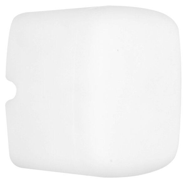 Linea Light 8029 MiniWhite_Q, čtvercové nástěnné svítidlo z bílého polyethylenu, 4W LED 3000K, 13x13cm, IP65