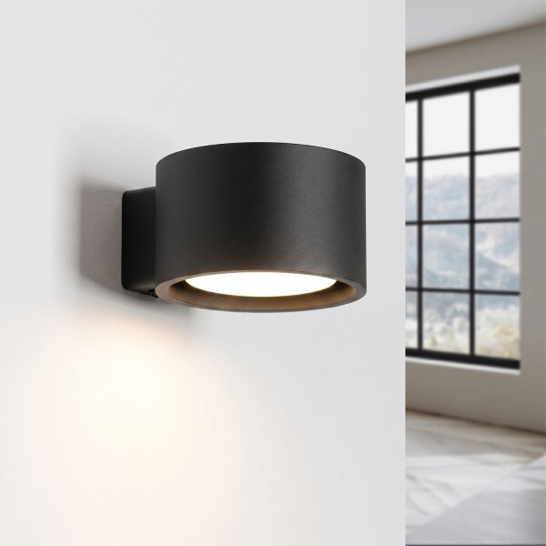 Sollux SL.2437 - Nástěnné svítidlo MODO 1xGX53/10W/230V černá