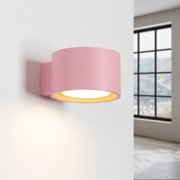 Sollux SL.2465 - Nástěnné svítidlo MODO 1xGX53/10W/230V růžová